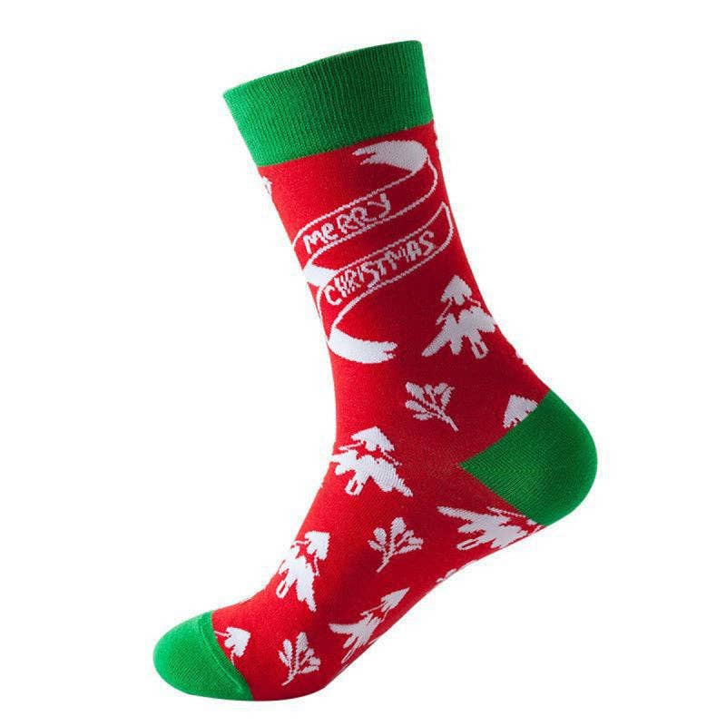 Classic Christmas Crew Socks