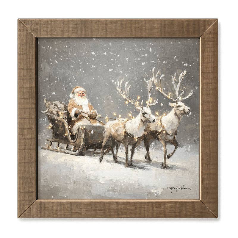 Christmas Lights on Sleigh