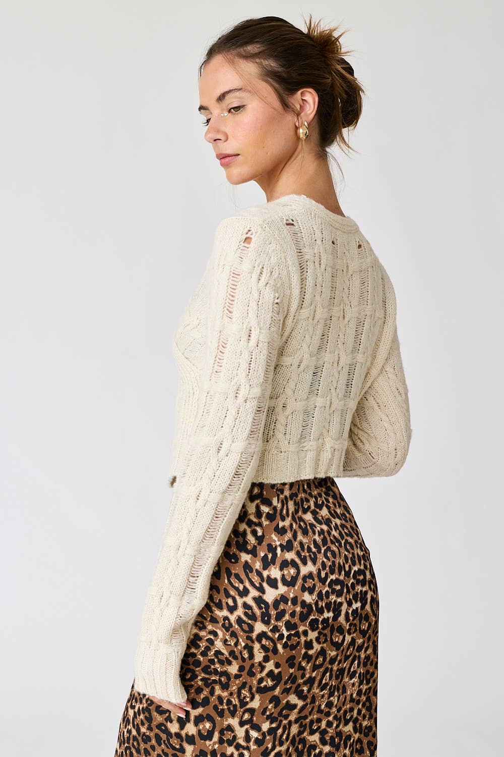 Paisley Asymmetric Sweater