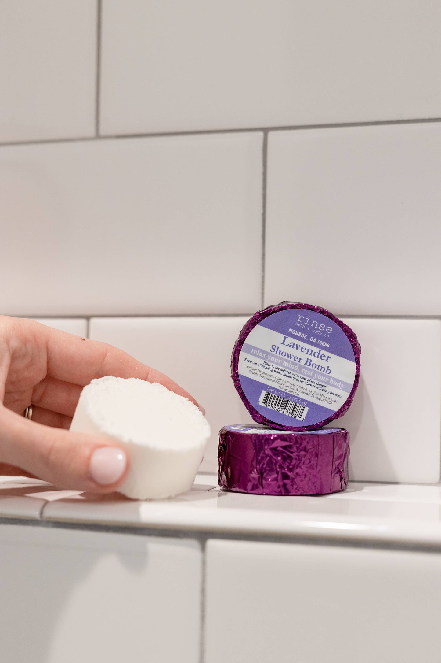 Lavender Shower Steamer | Shower Bomb | Stress Relief