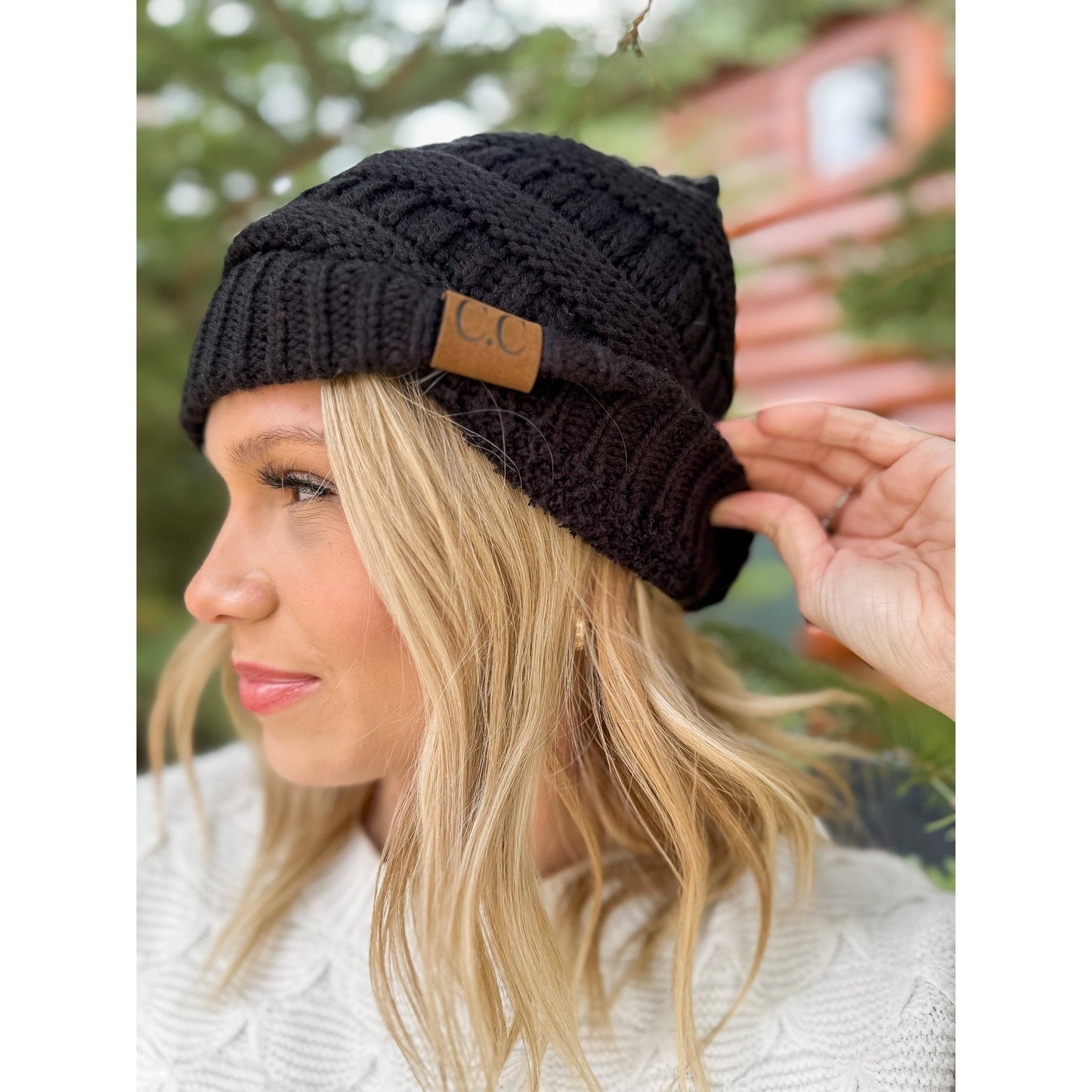Classic Fuzzy Lined CC Beanie HAT25
