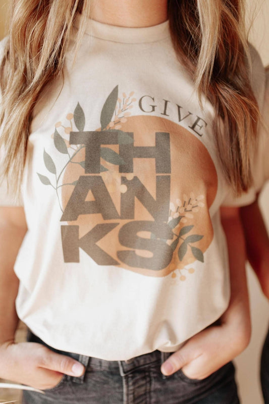 Autumn Give Thanks Graphic Tee