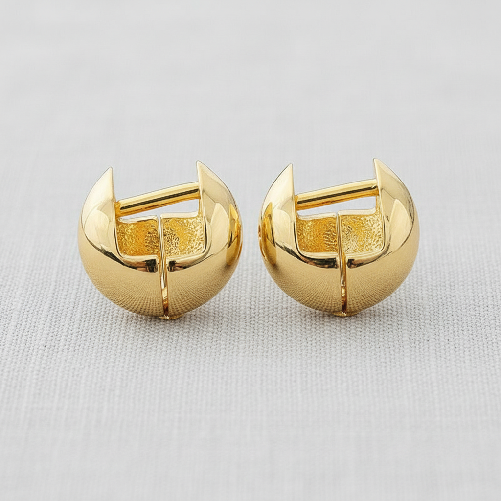 Chic Geometric Ball Drop Earrings