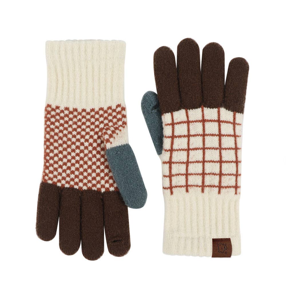 Jacquard Touch Screen Thicken Gloves