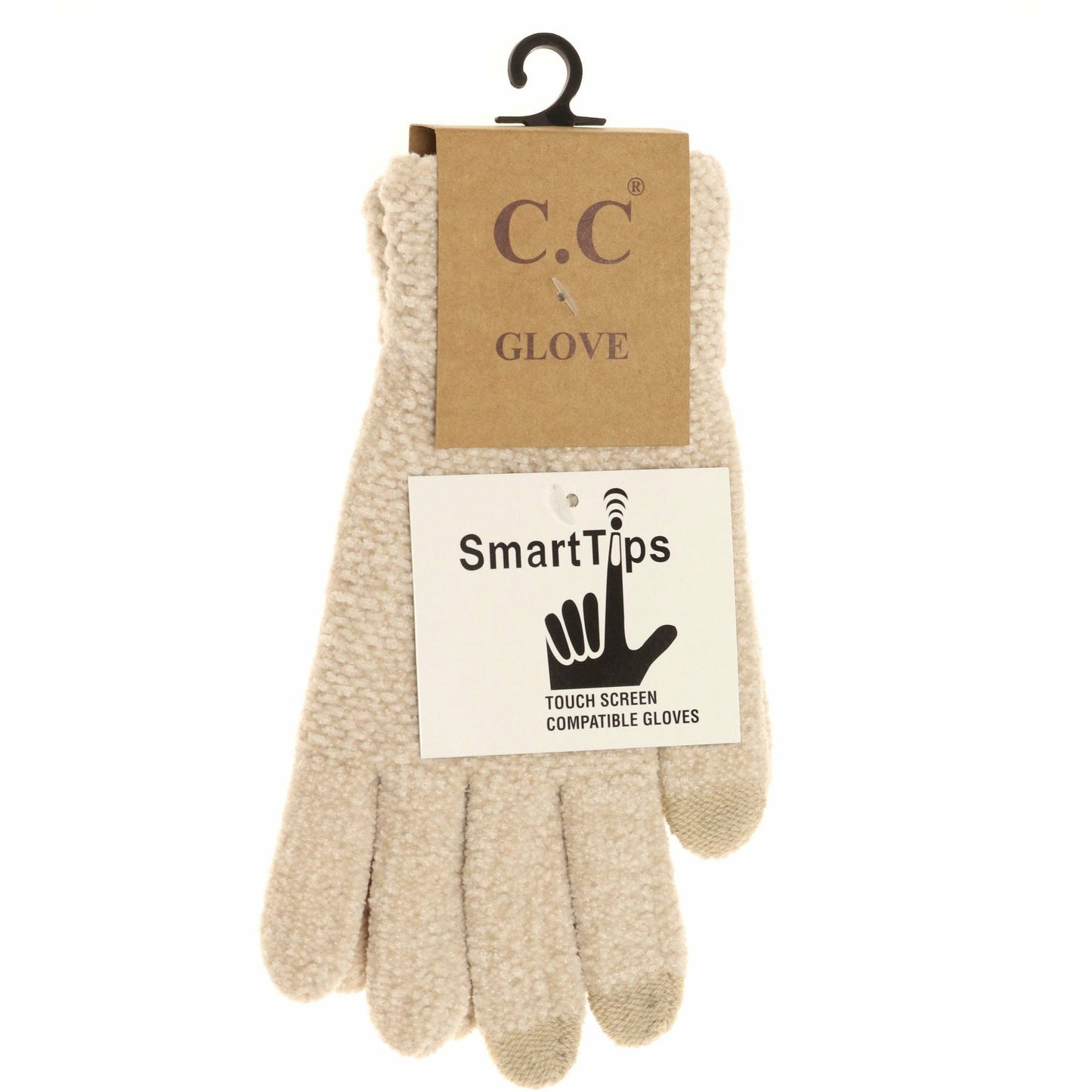 CC Beanie Eco-Friendly Chenille Women's Gloves