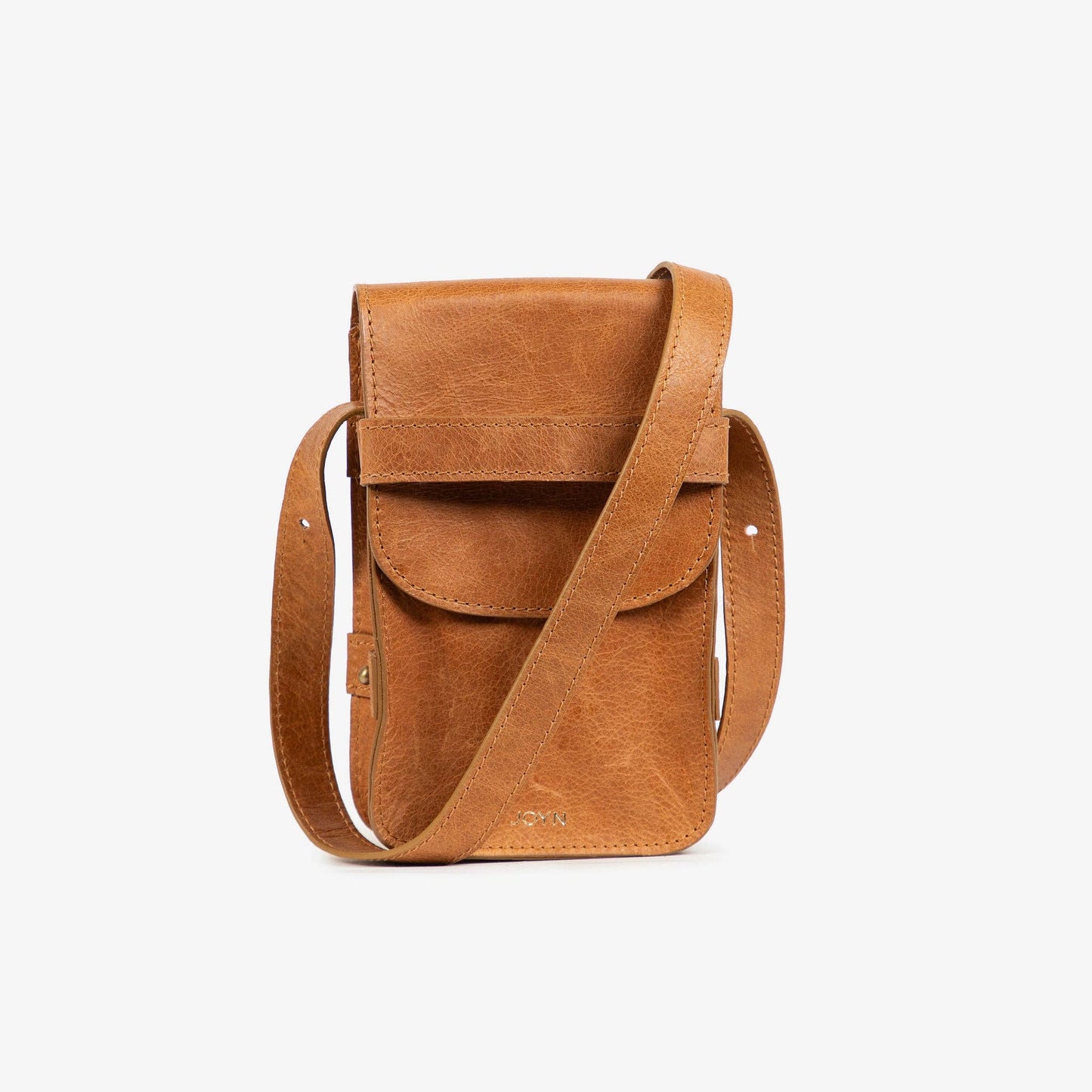 The Boxy Crossbody - Camel