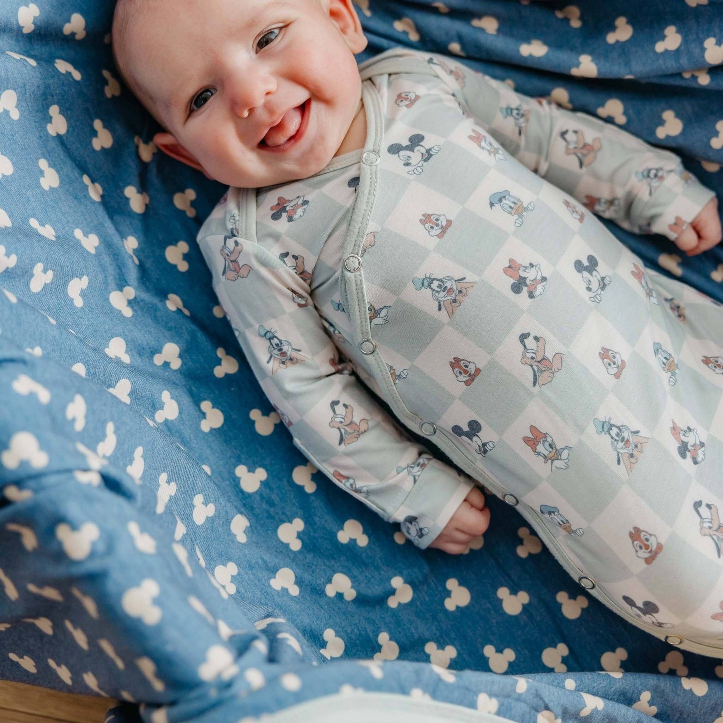 Newborn Knotted Gown - Mickey Mouse and Friends