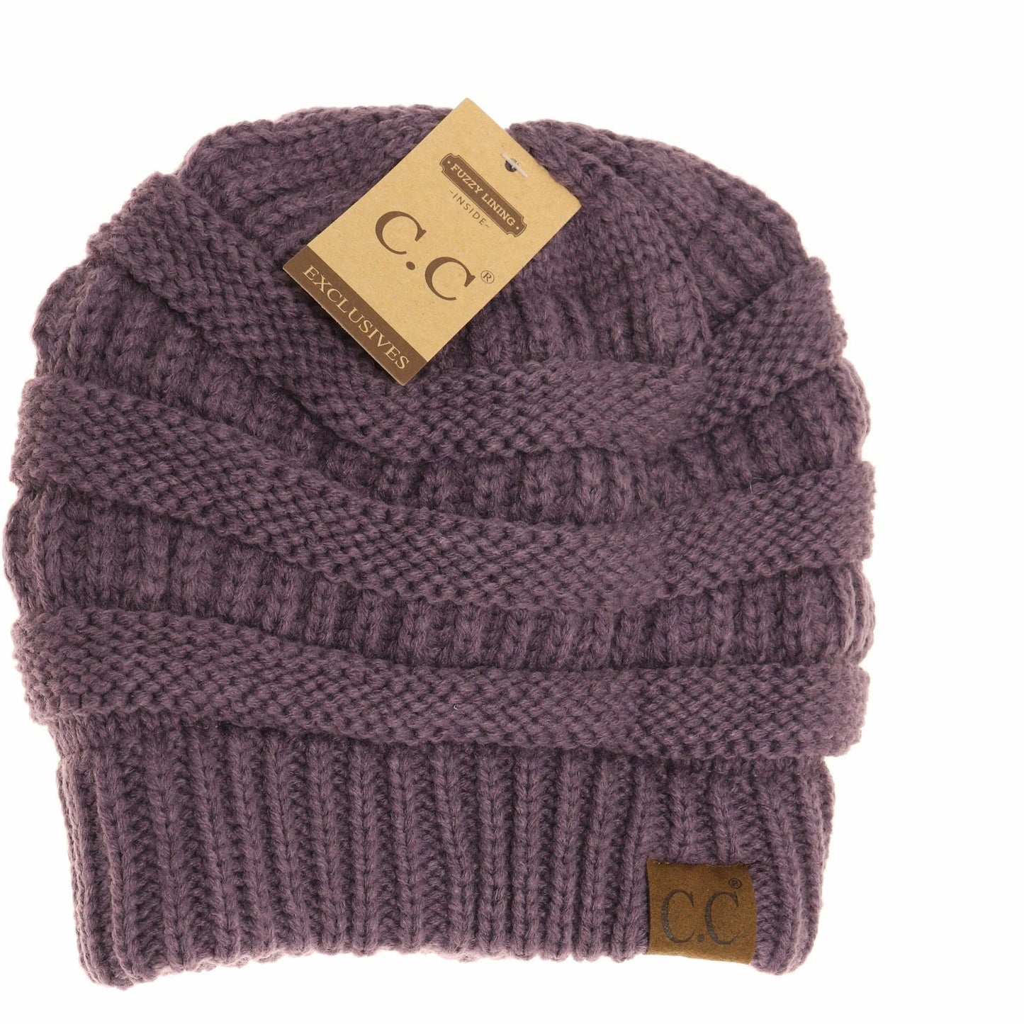 Classic Fuzzy Lined CC Beanie HAT25