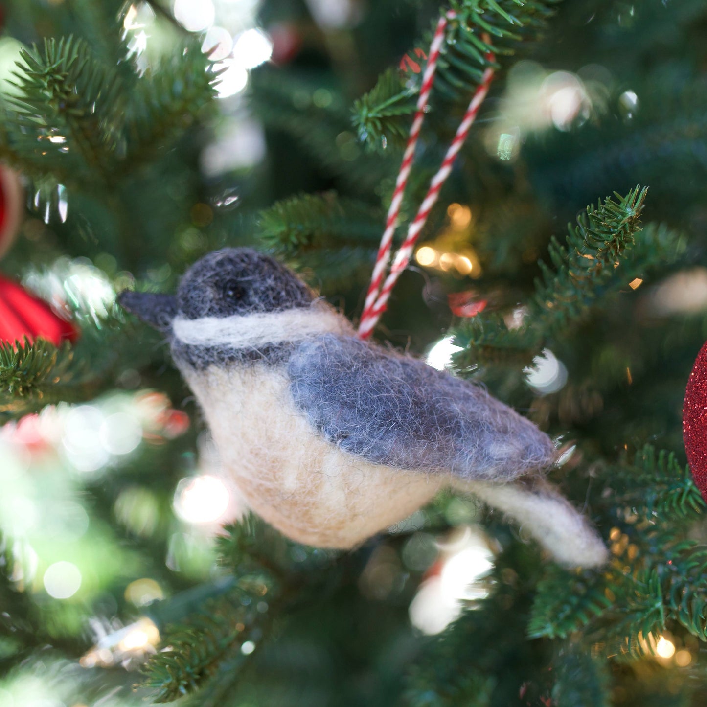 Felt Bird Christmas Ornament