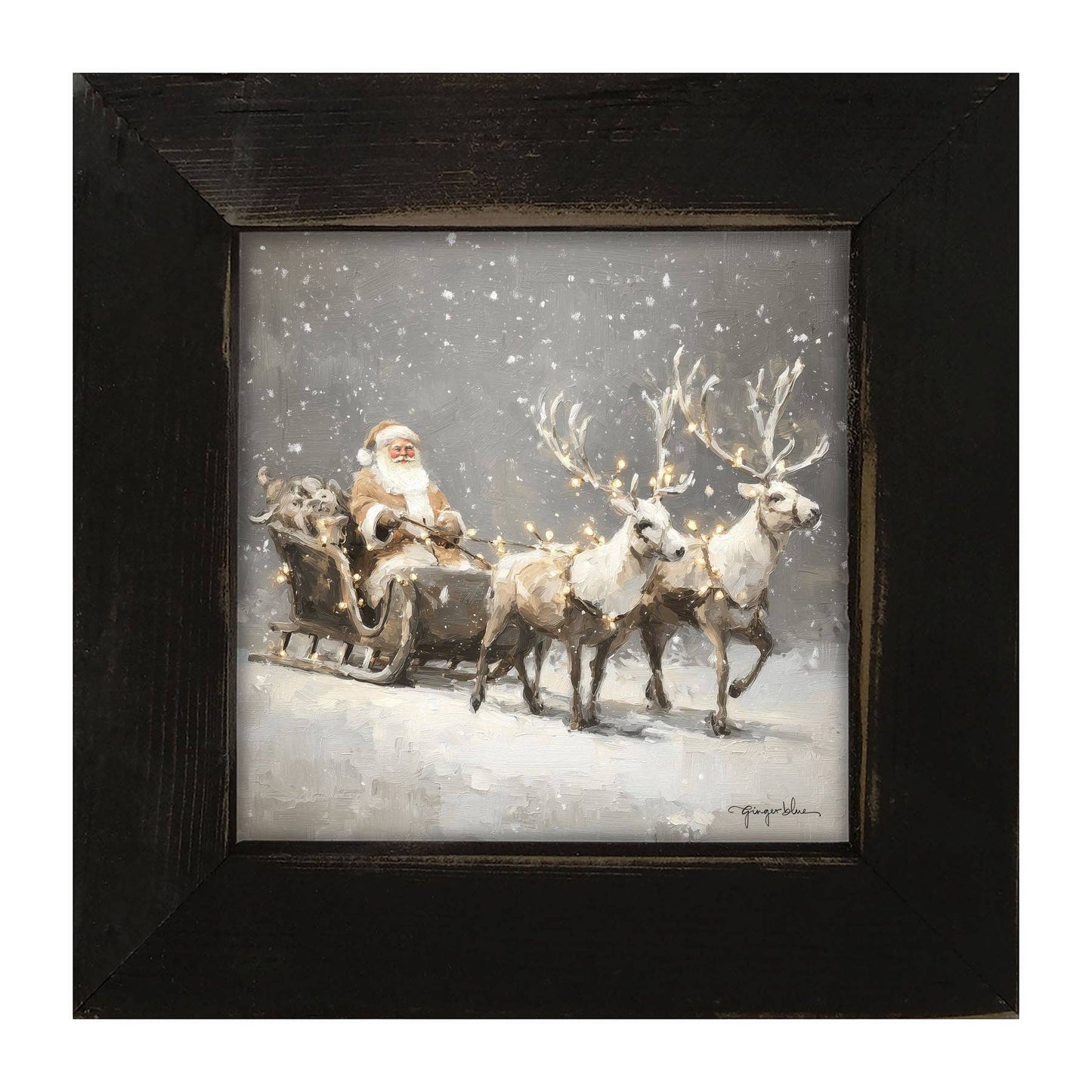 Christmas Lights on Sleigh