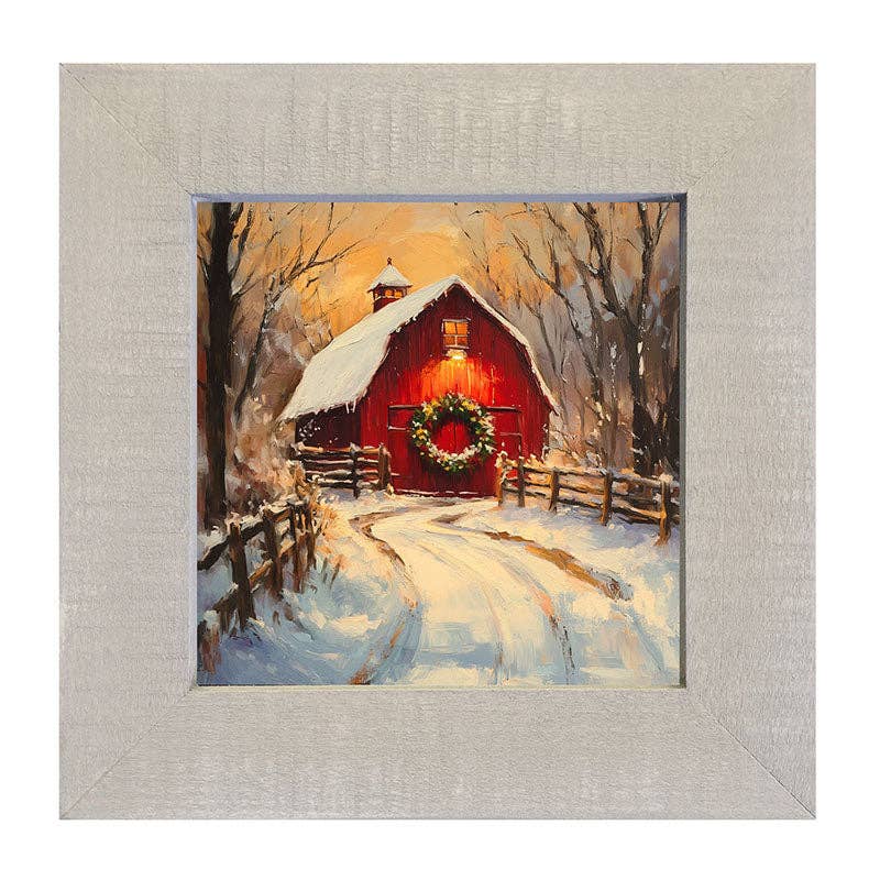 Red Barn at Christmas