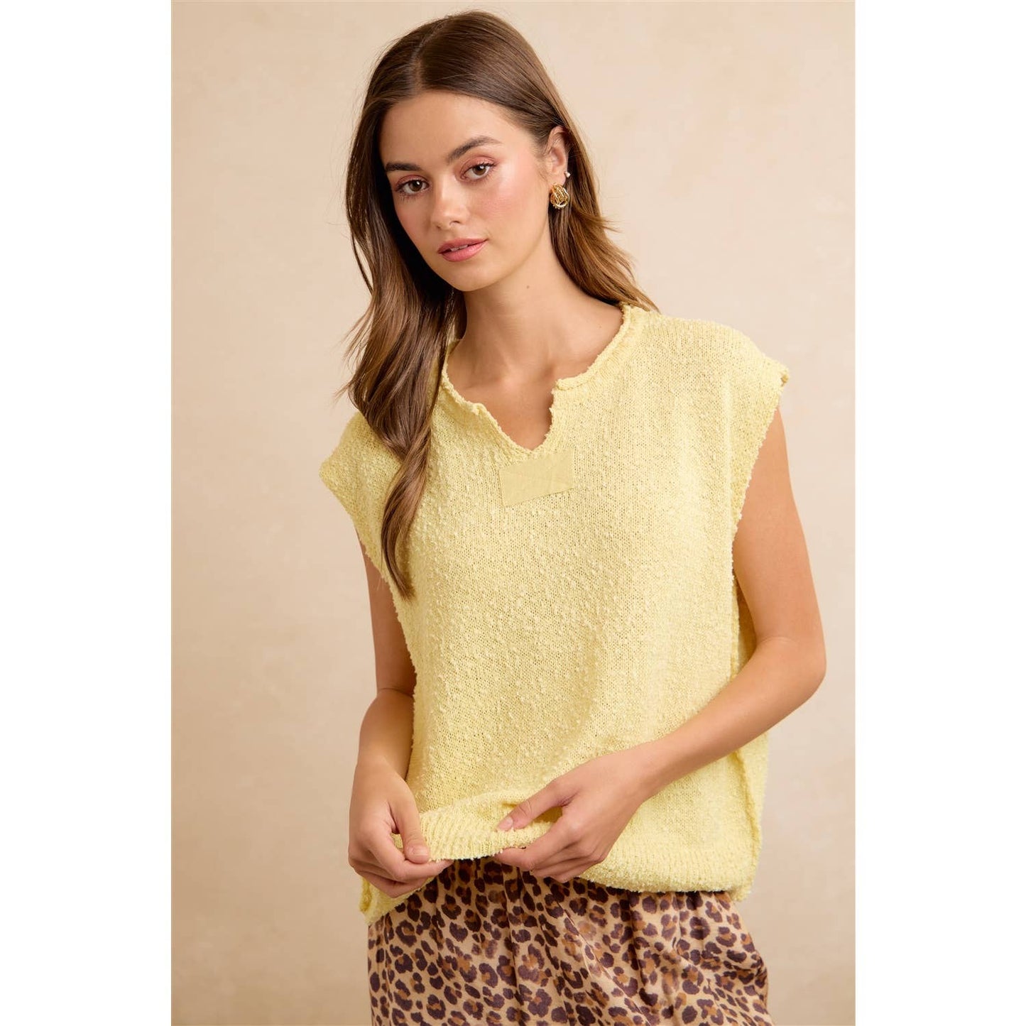 Nubby Knit Top