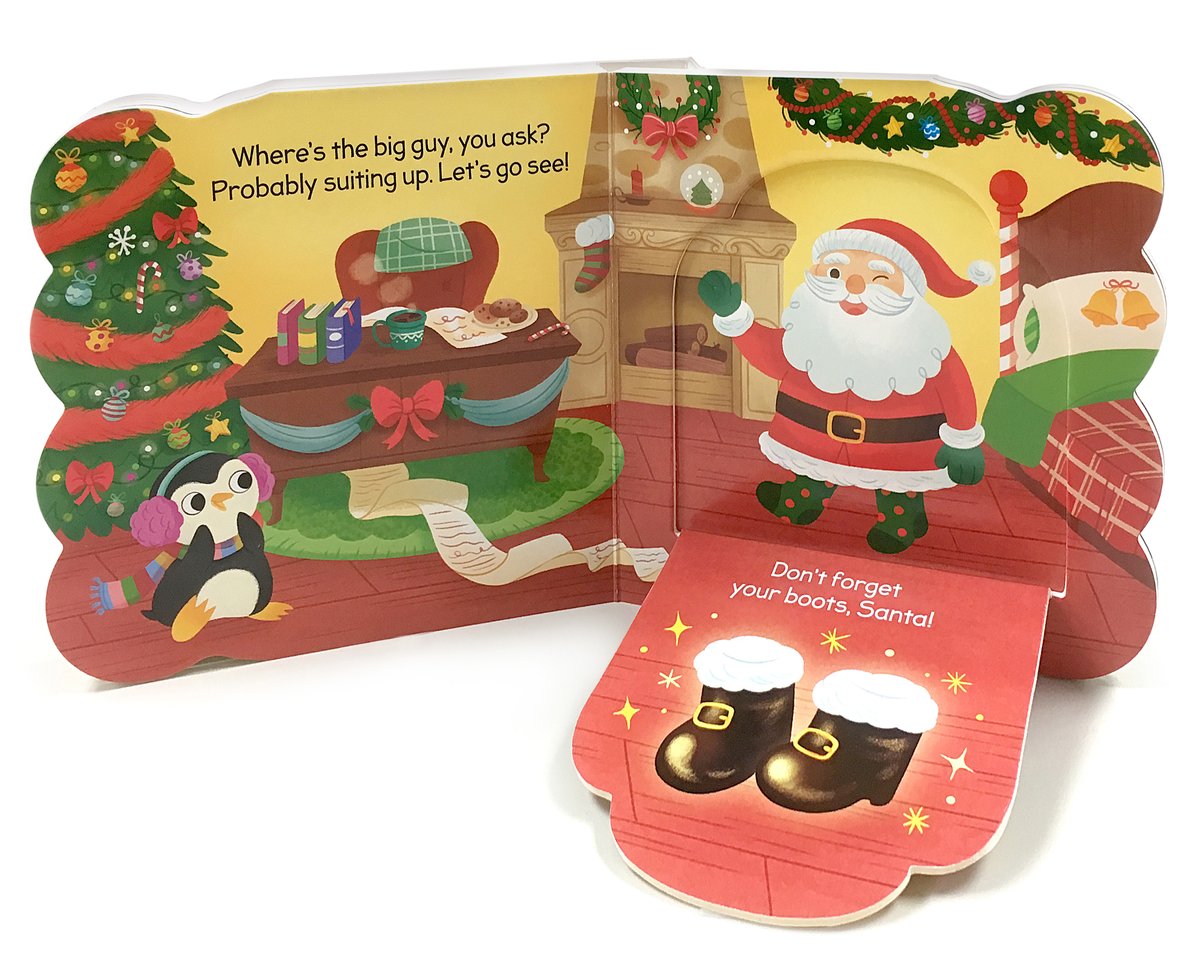 Santa's Workshop Christmas Lift-a-Flap Board Book