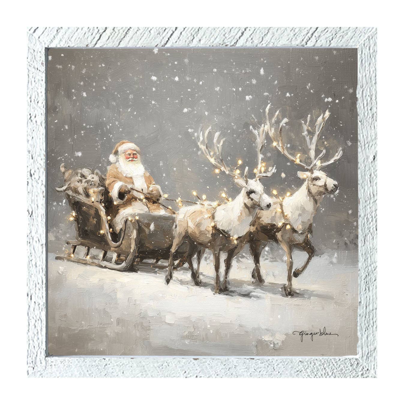 Christmas Lights on Sleigh