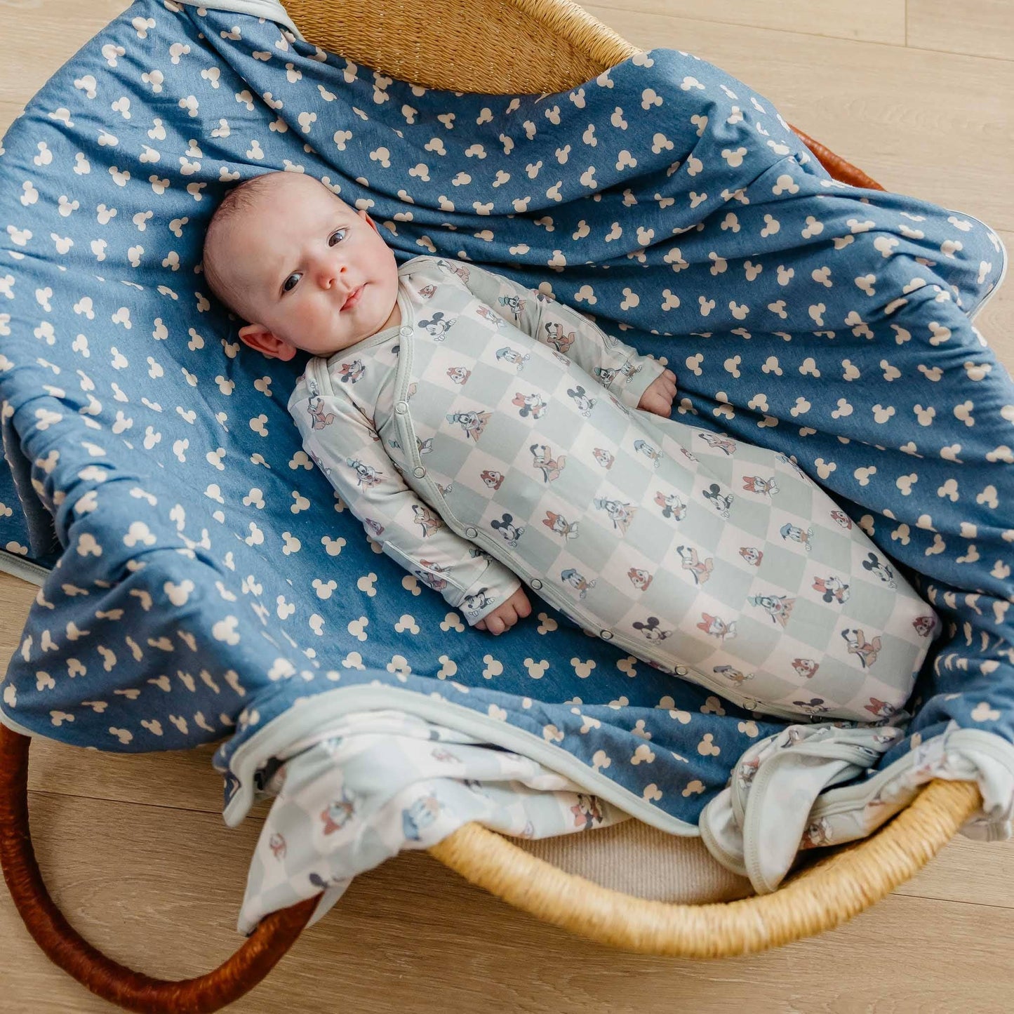 Newborn Knotted Gown - Mickey Mouse and Friends