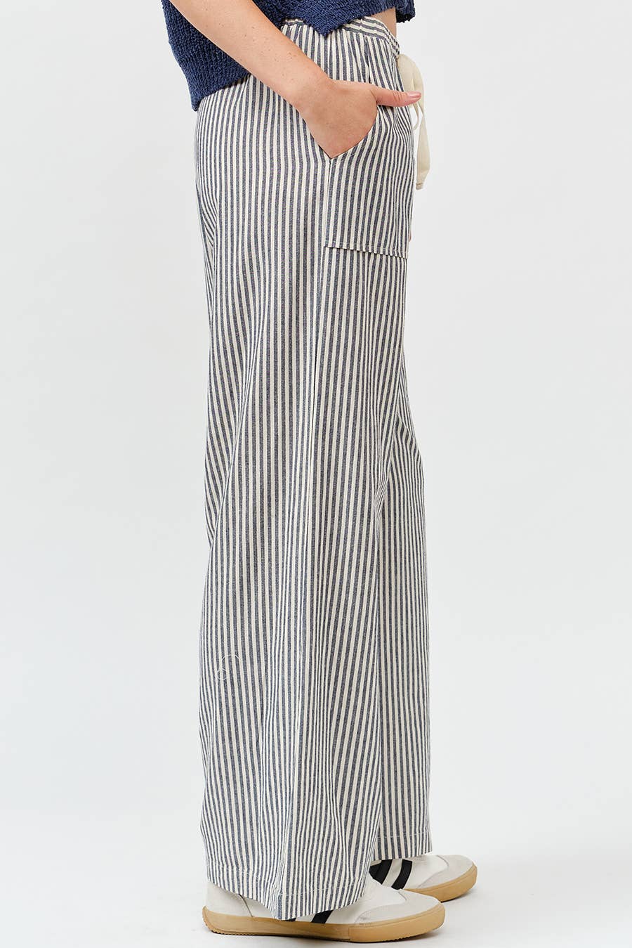 Striped Wide Pants