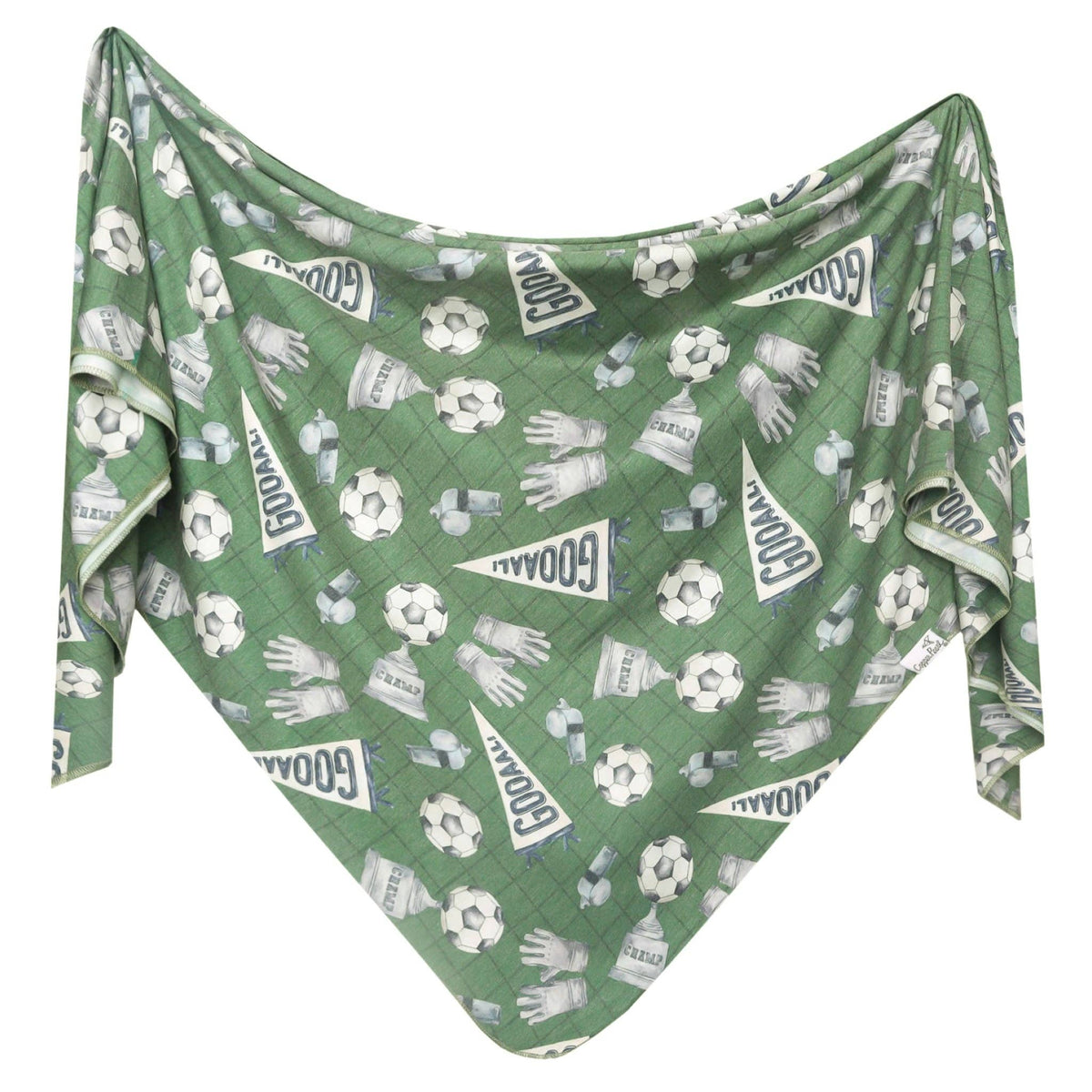 Knit Swaddle Blanket - Kick Off