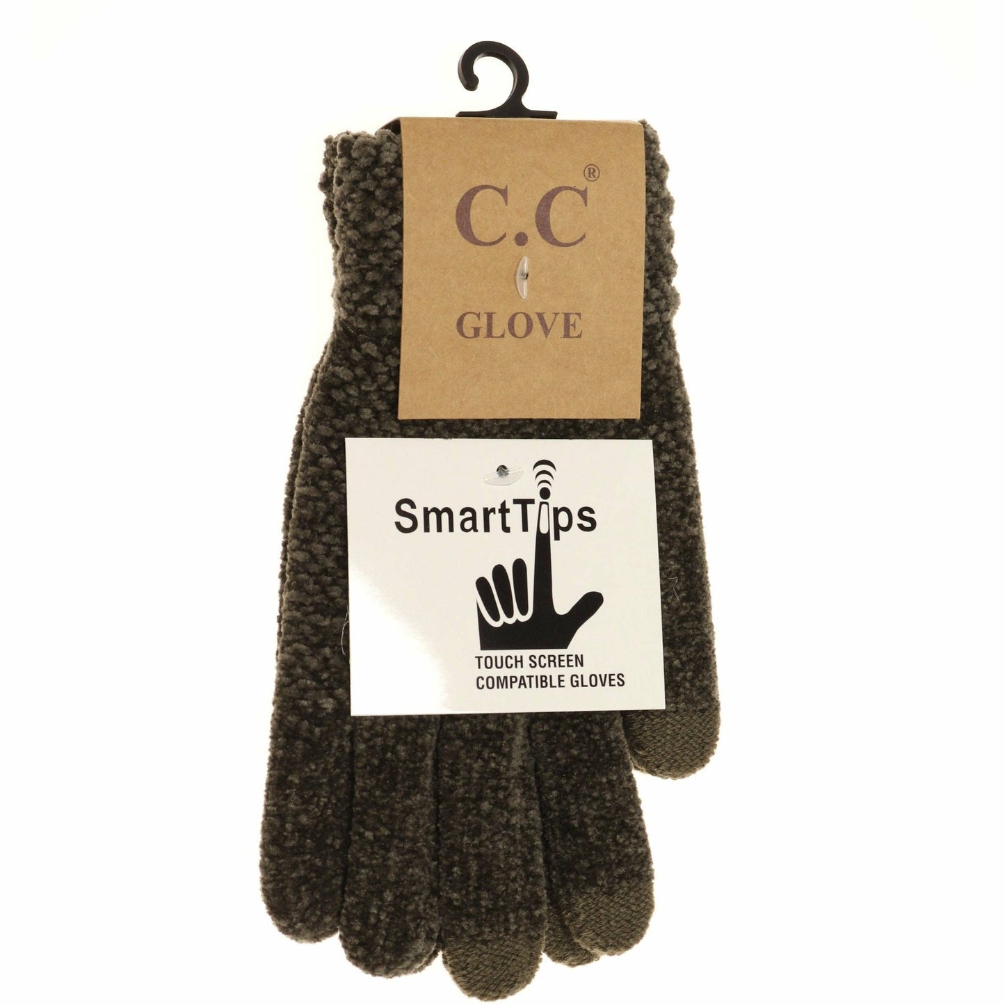 CC Beanie Eco-Friendly Chenille Women's Gloves