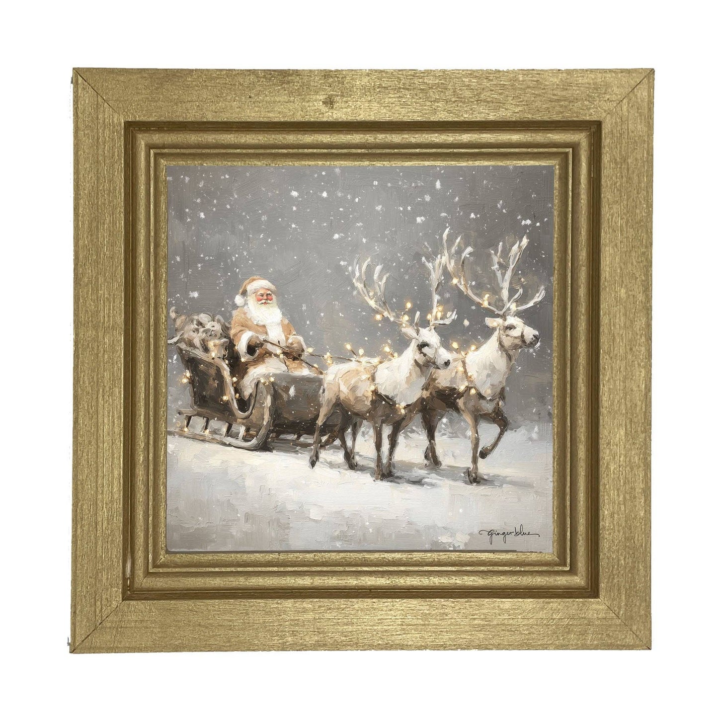 Christmas Lights on Sleigh