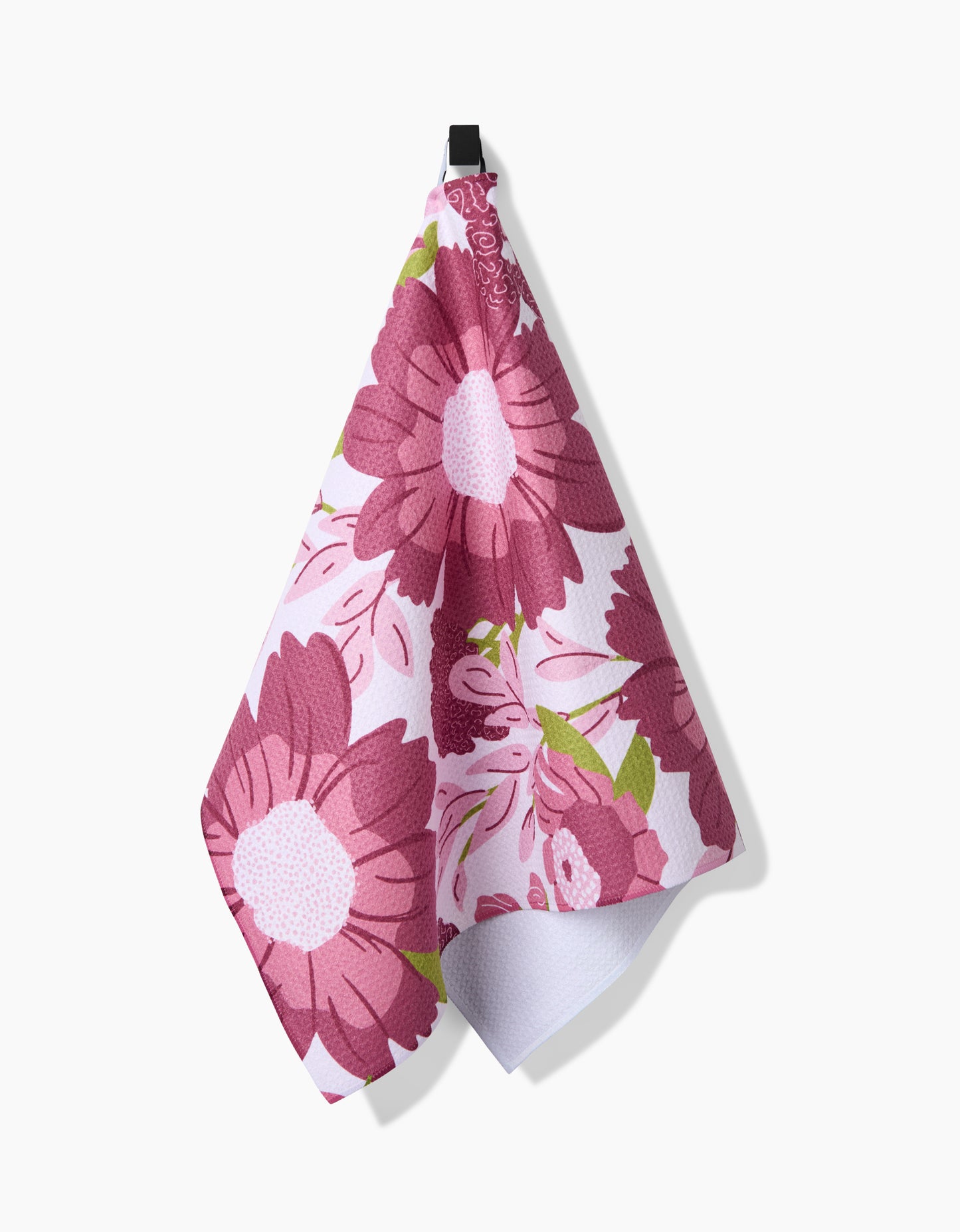 Geometry Monogram Floral Tea Towel