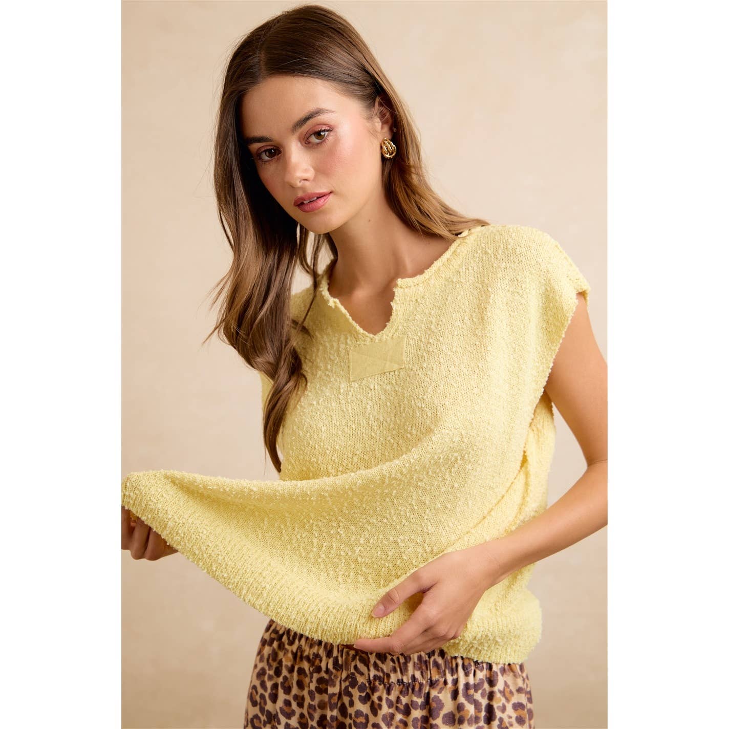Nubby Knit Top