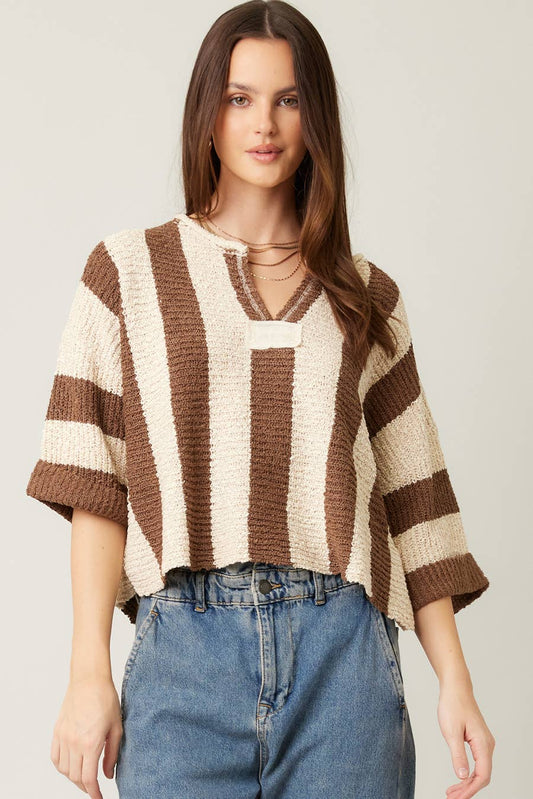 Vertical Striped Sweater