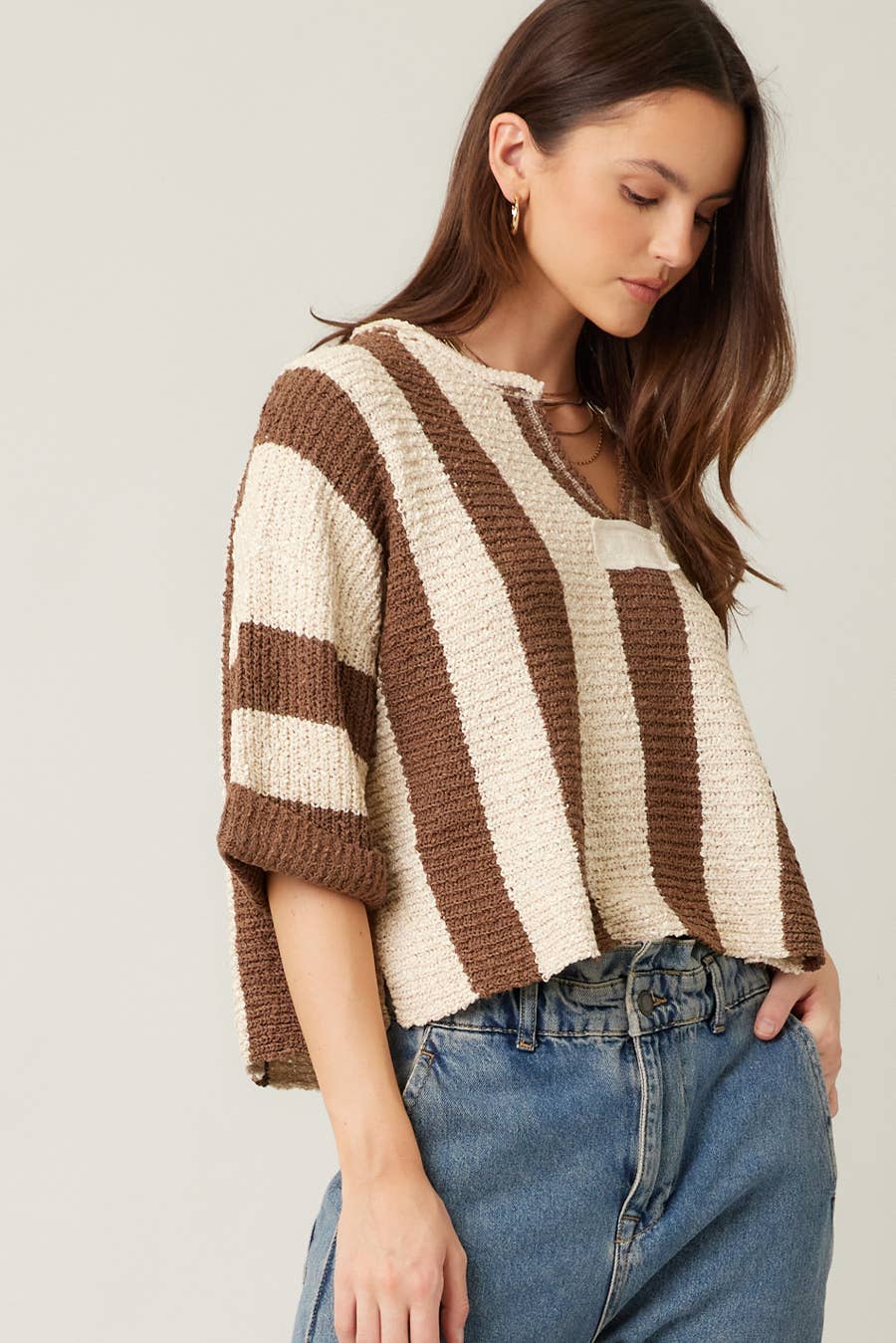 Vertical Striped Sweater