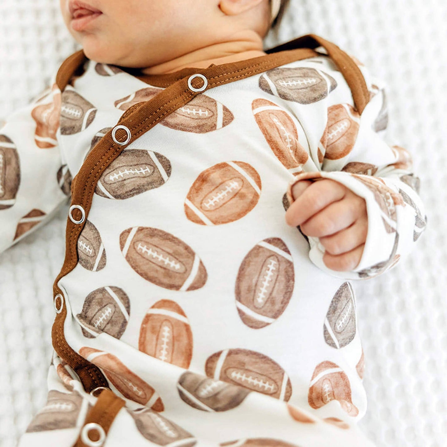 Newborn Knotted Gown - Blitz