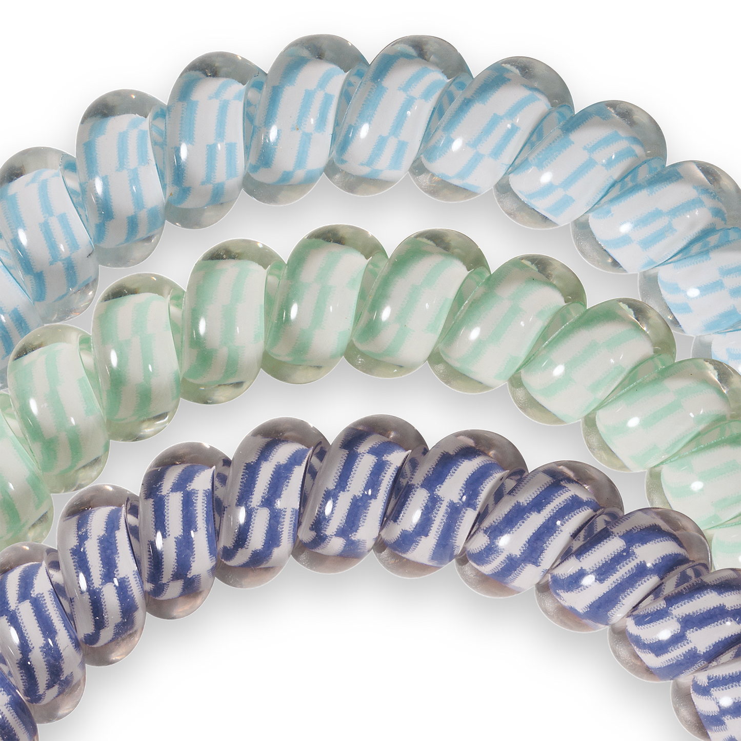 Spiral Hair Coil | Small | Totally Turquoise