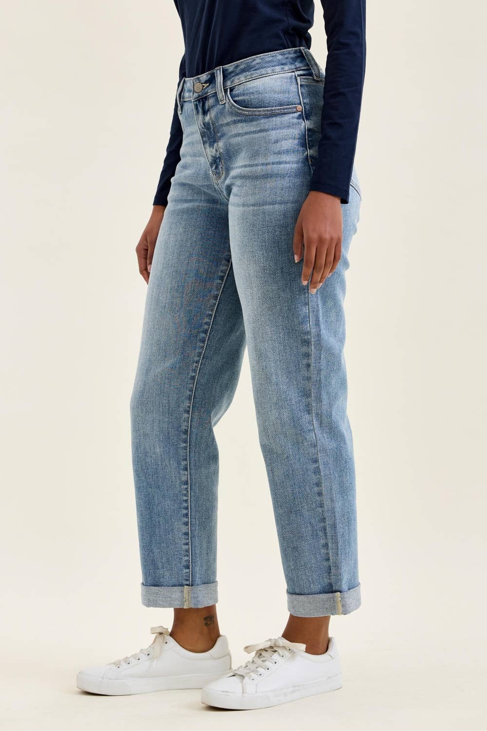 MR "BILLIE" Boyfriend LT Light Iced Indigo