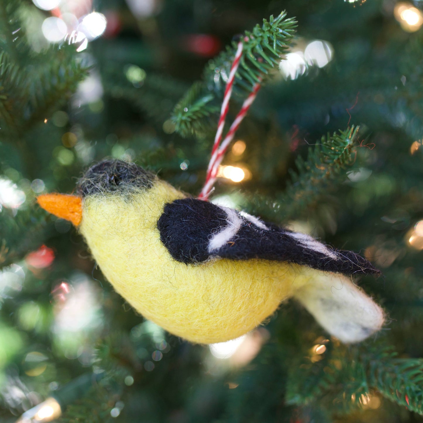 Felt Bird Christmas Ornament