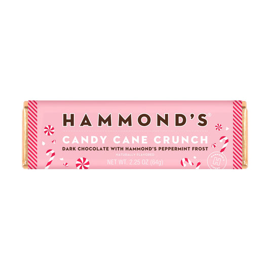 Candy Bar - Dark Chocolate - Candy Cane Crunch - 2.25 oz