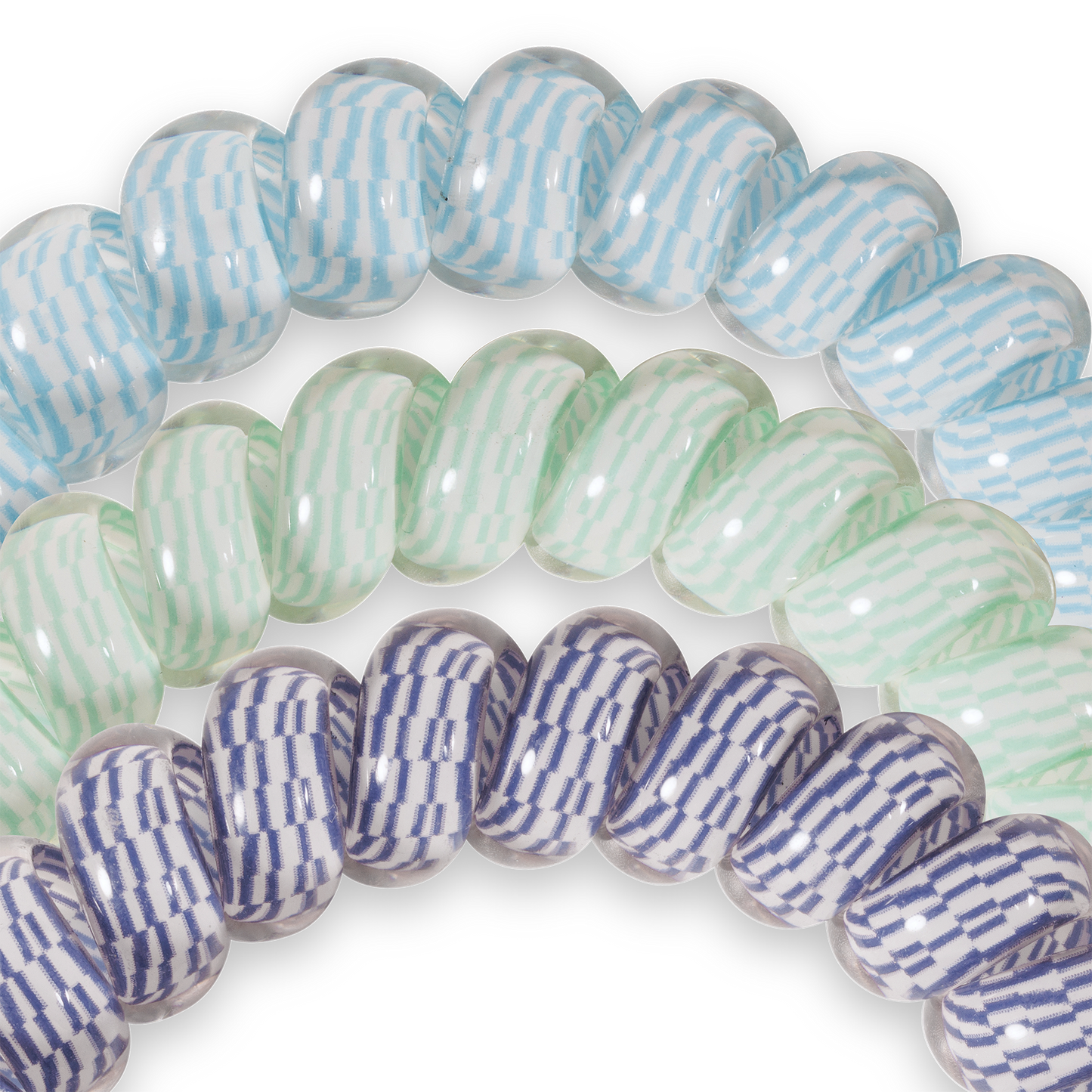 Spiral Hair Coil | Large | Totally Turquoise