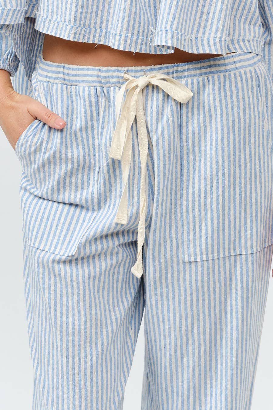 Striped Wide Pants