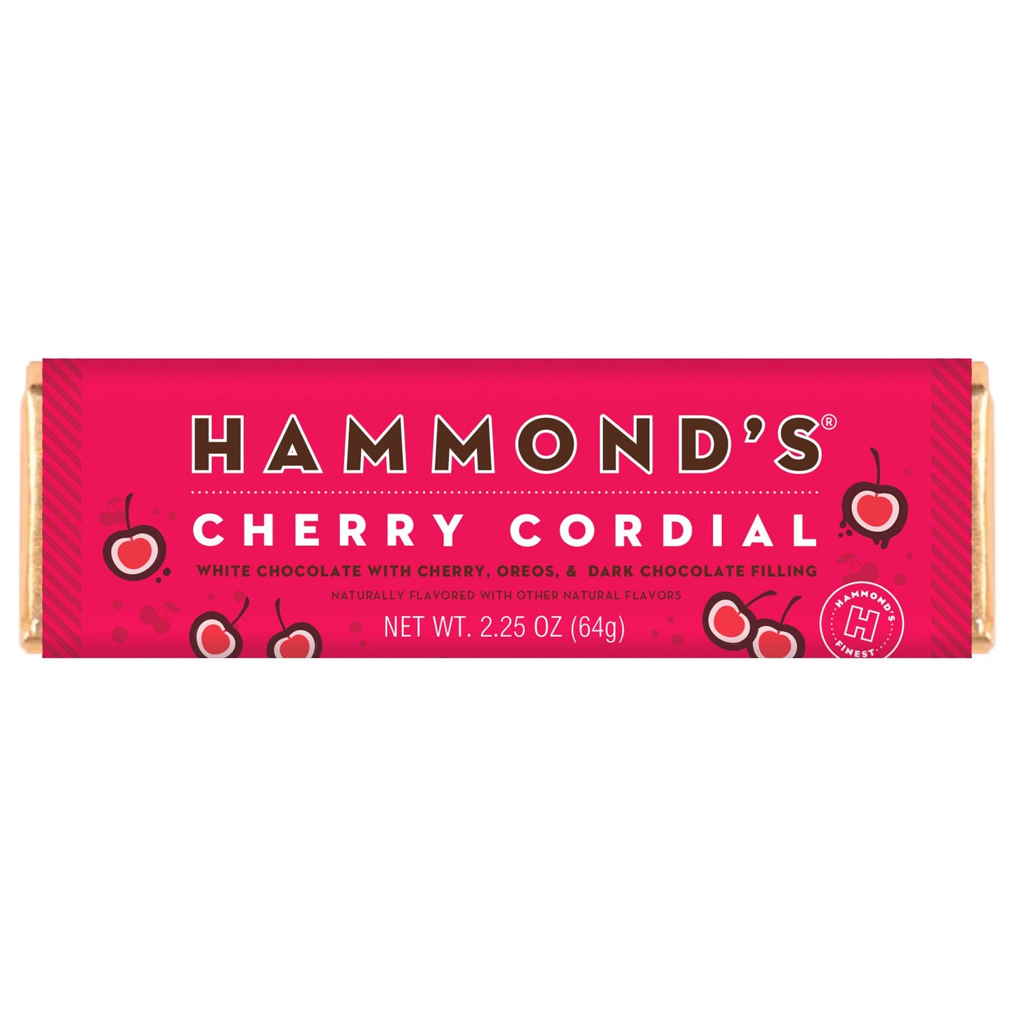 Candy Bar - White & Dark Chocolate - Cherry Cordial - 2.25oz