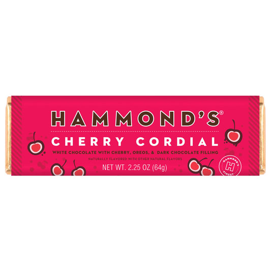 Candy Bar - White & Dark Chocolate - Cherry Cordial - 2.25oz