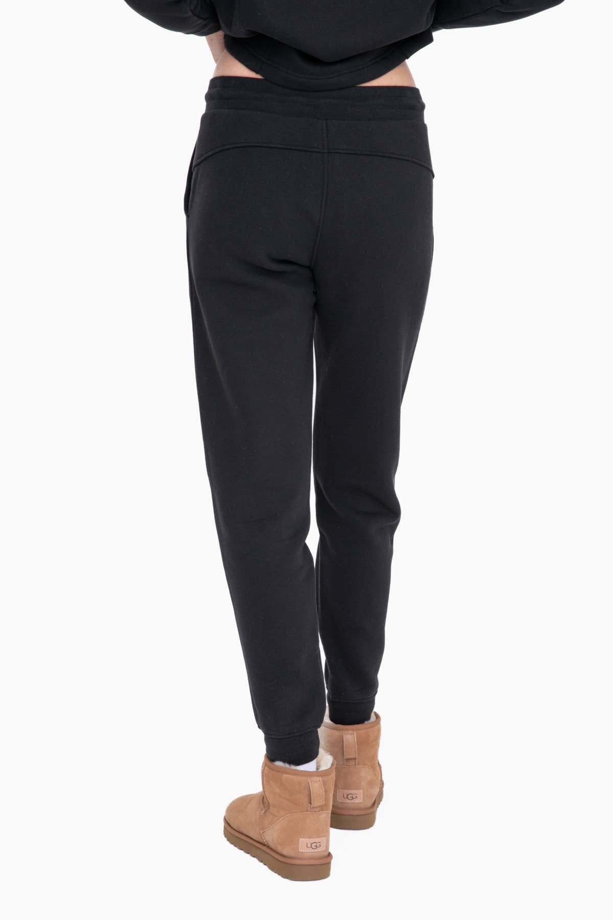 Solid Swoop Back Sweatpants