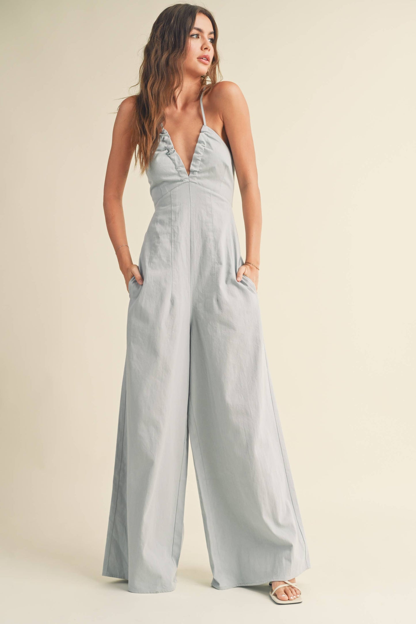 Washed Cotton Jumpsuit