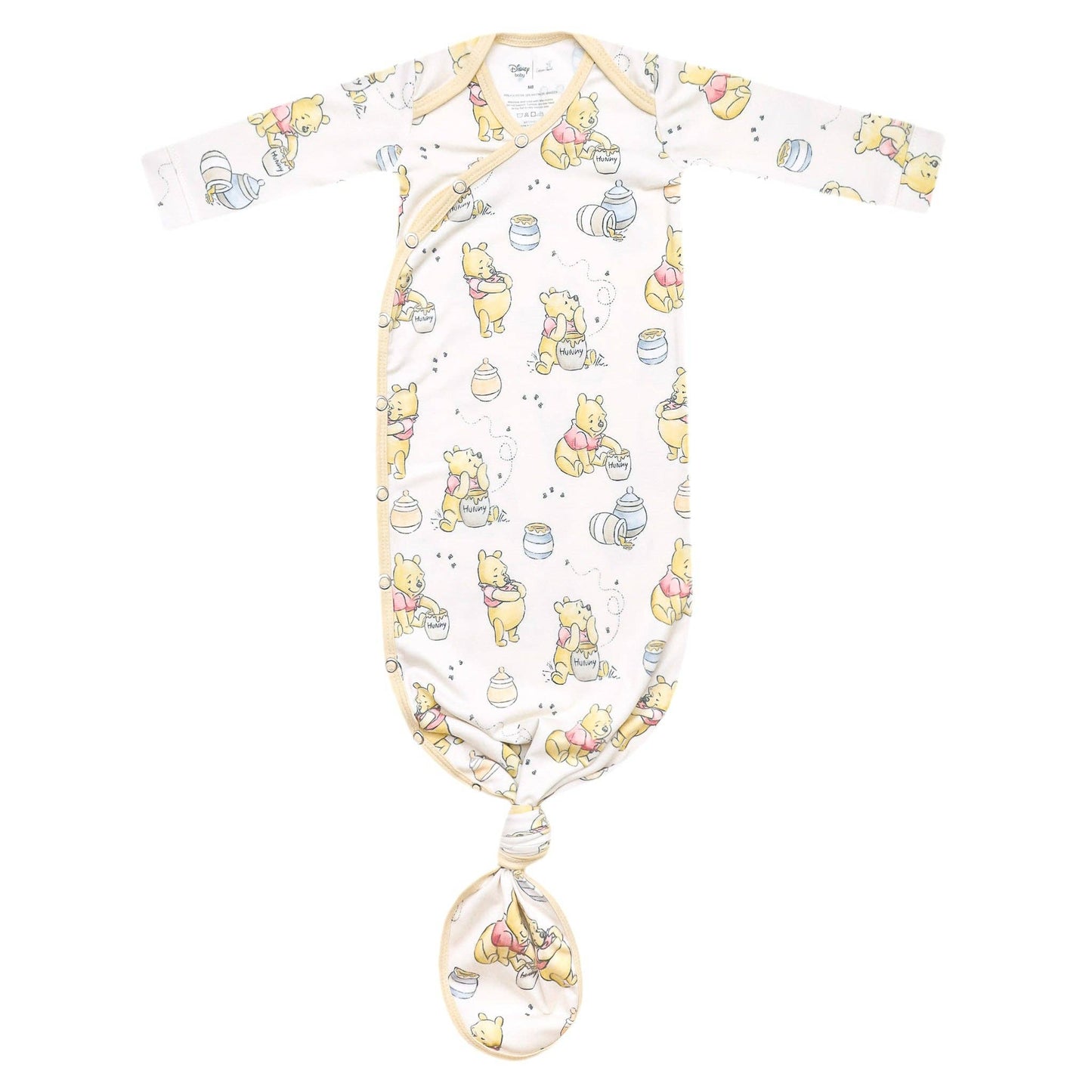 Newborn Knotted Gown - Hunny
