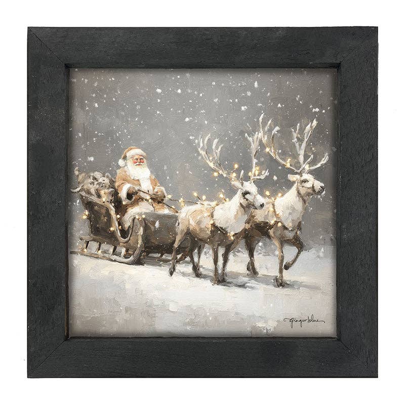 Christmas Lights on Sleigh