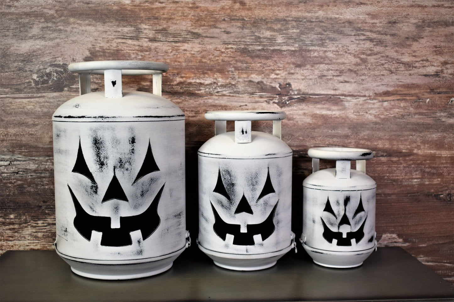 White Wash Pumpkin Cylinder (small)