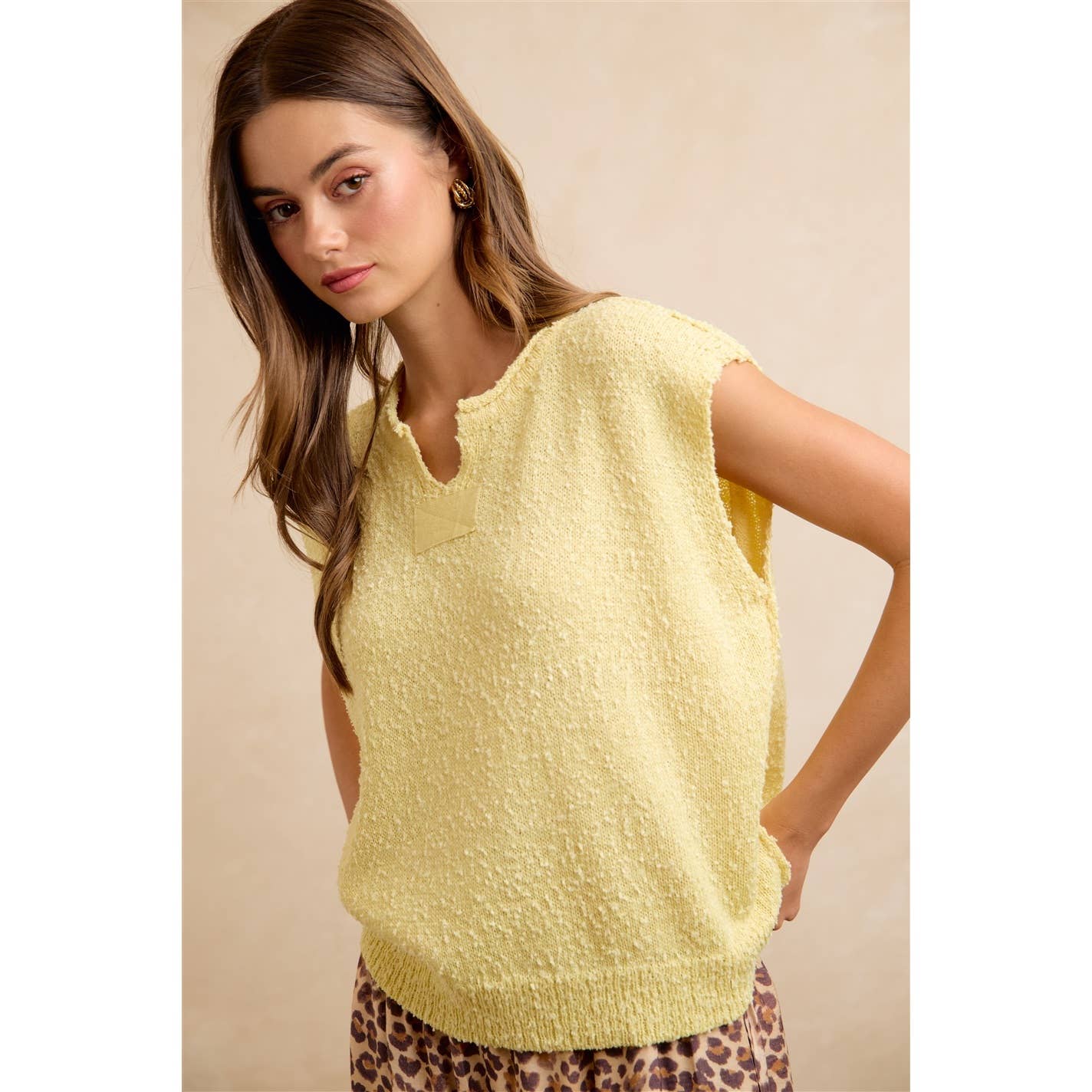 Nubby Knit Top