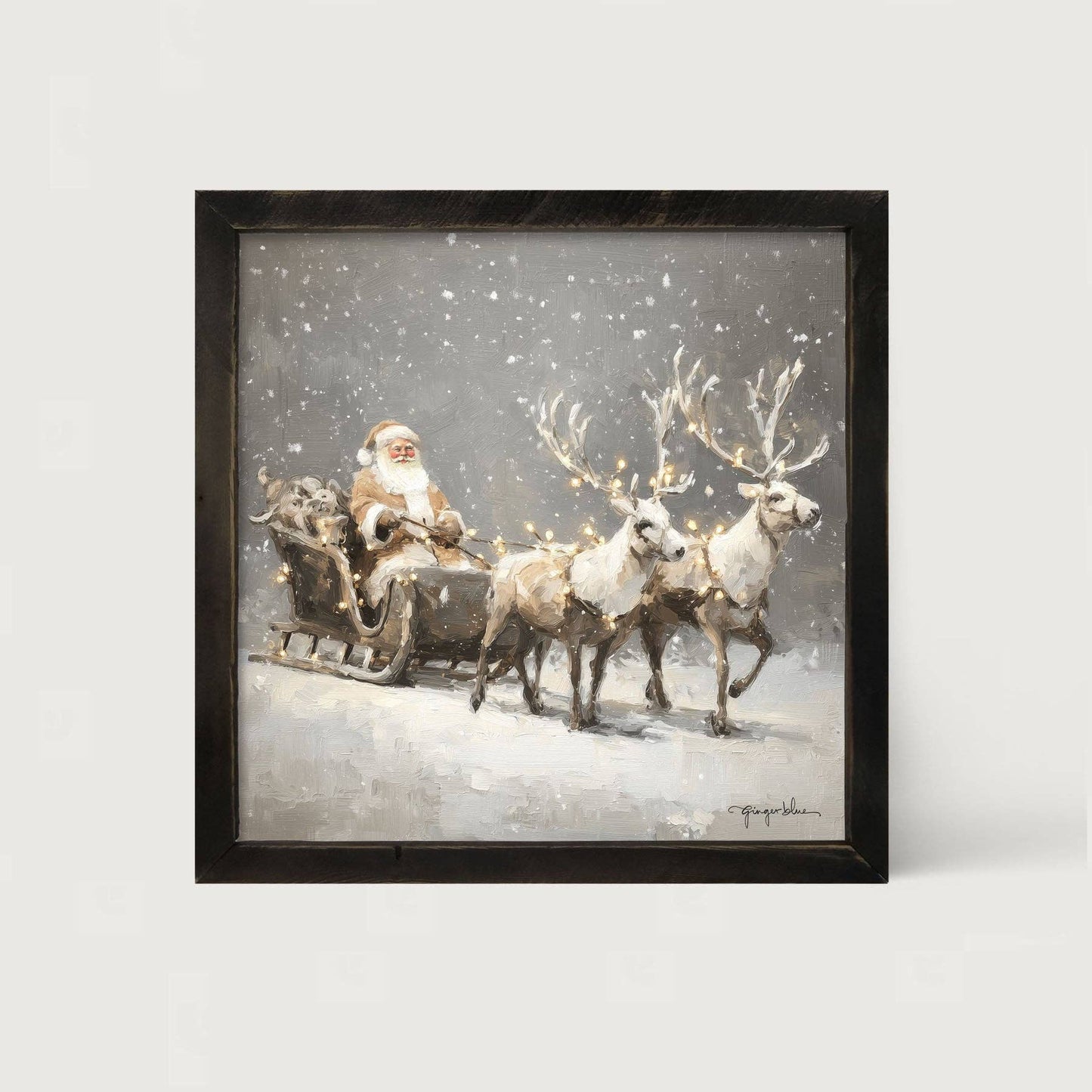Christmas Lights on Sleigh