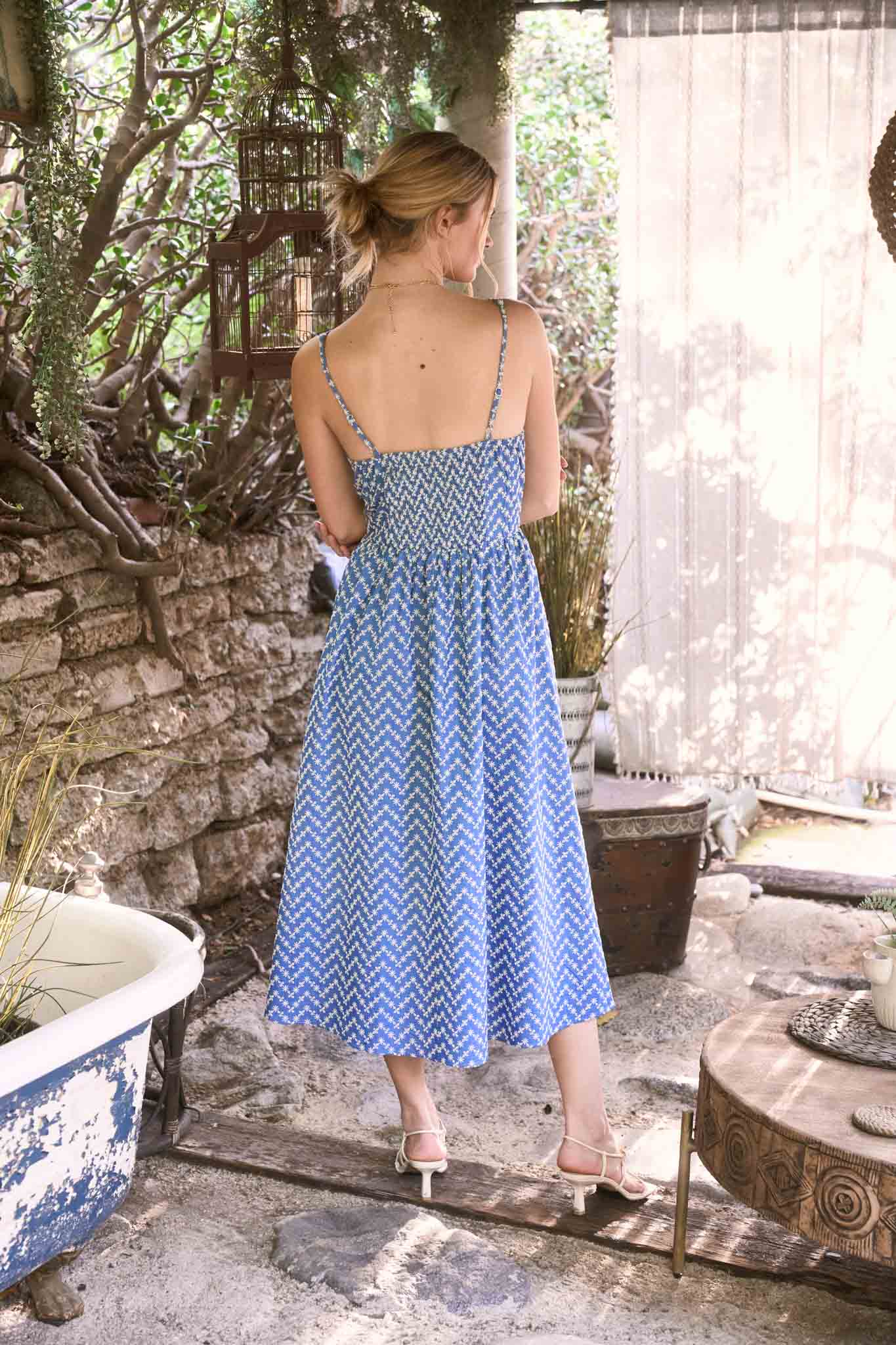 Embroidered Floral Corset Dress