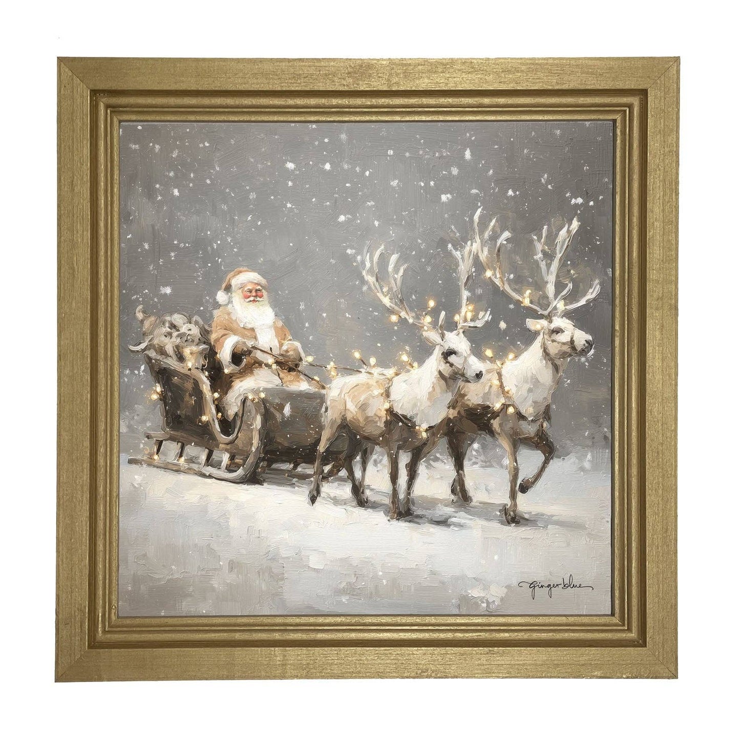 Christmas Lights on Sleigh