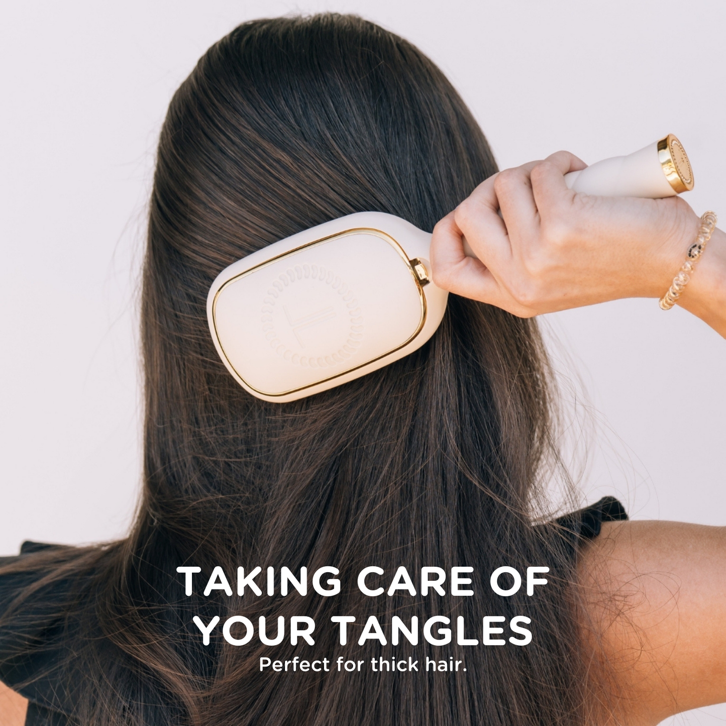 Detangler Hair Brush for Thick Hair - Tan