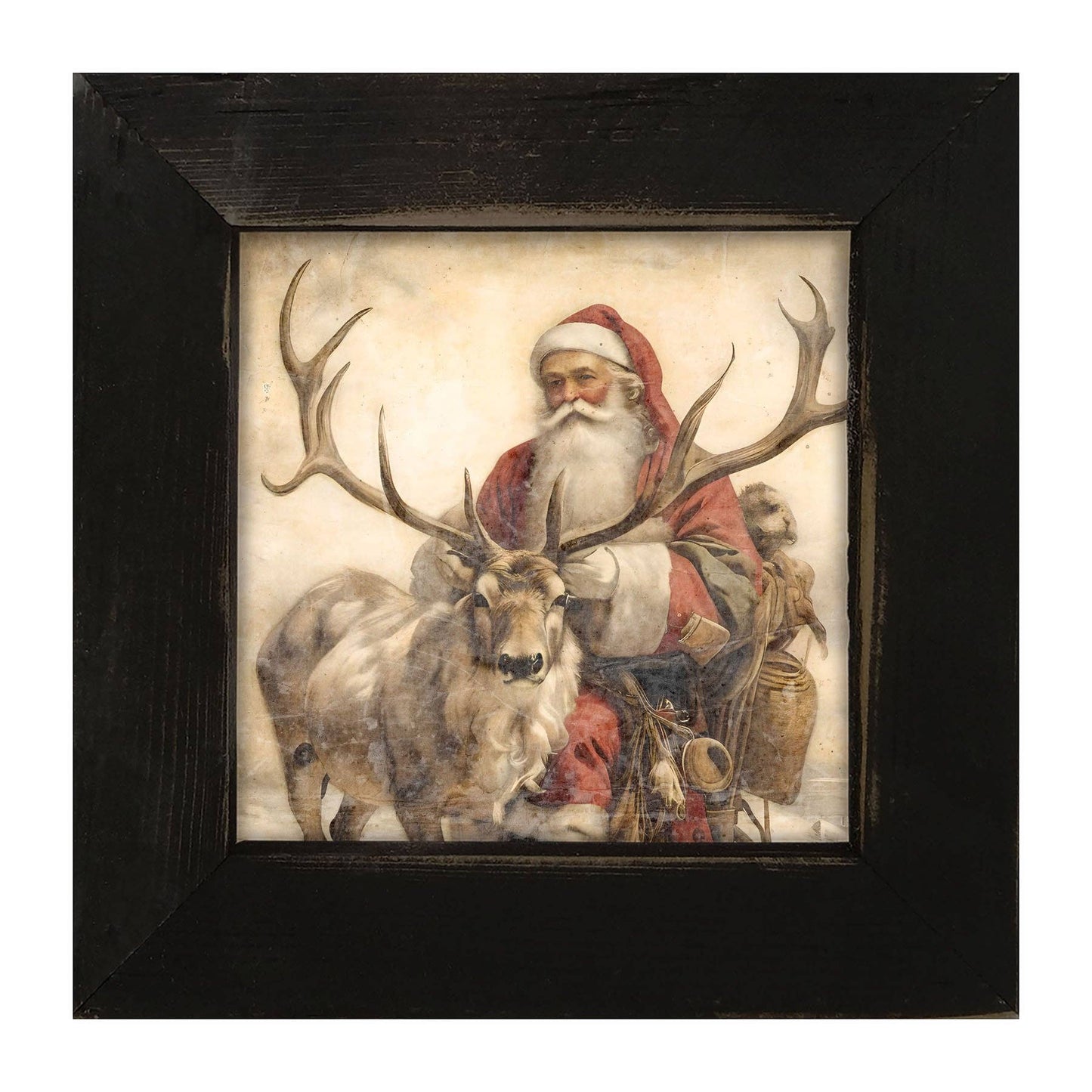 Reindeer with Santa  1