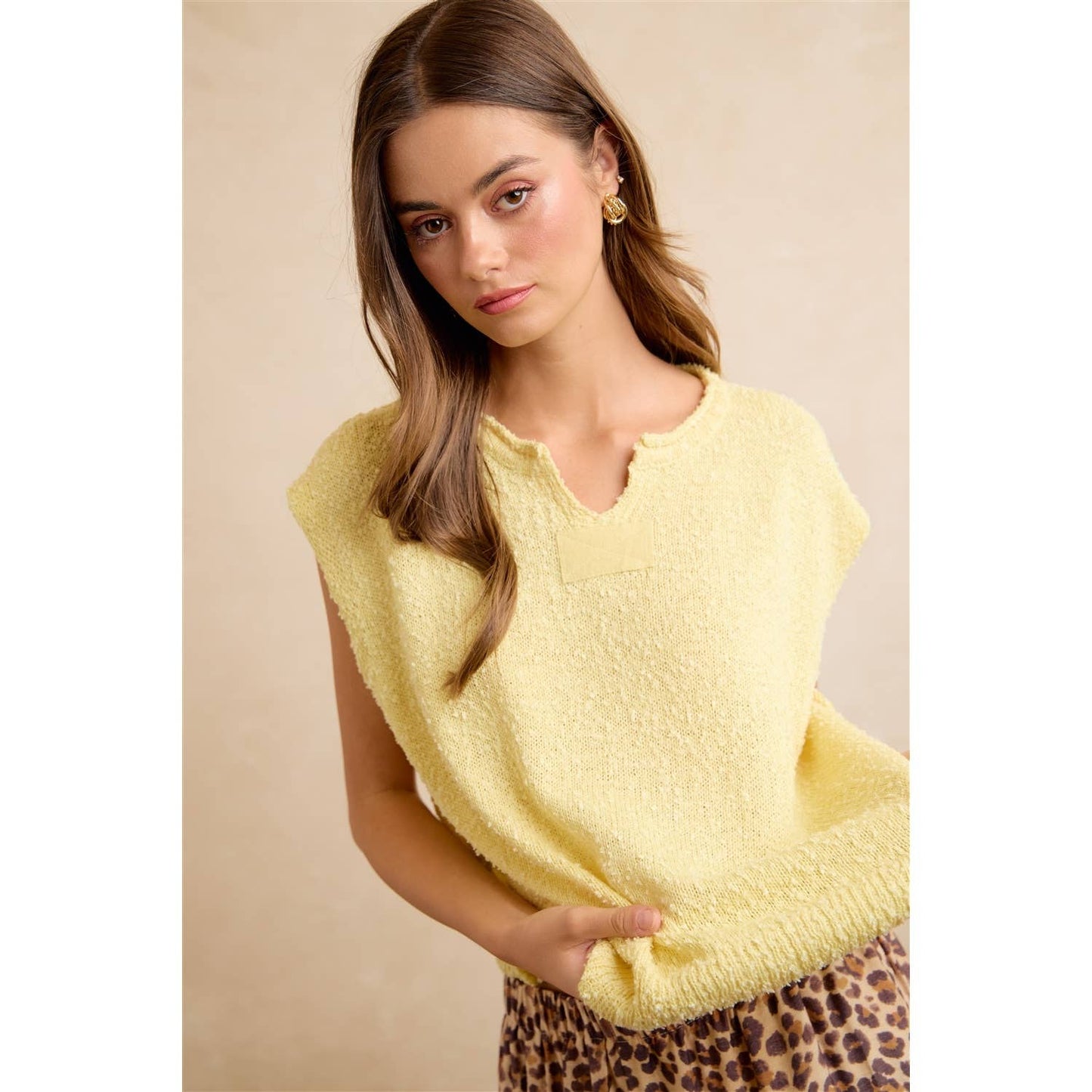 Nubby Knit Top