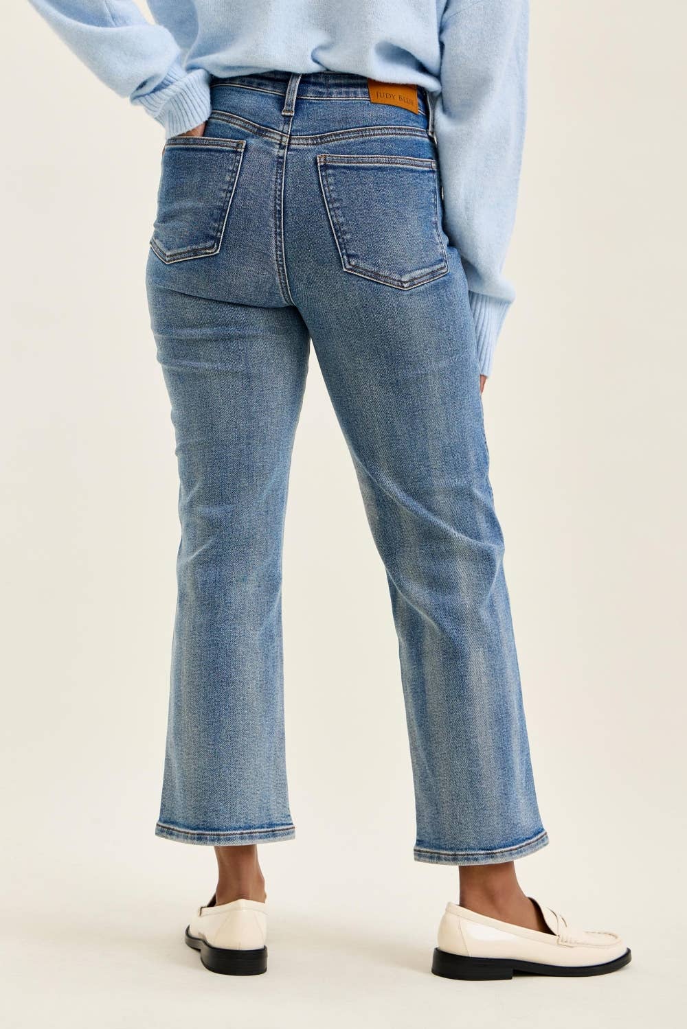 HW T.C. PEGGY Ankle Straight MD Break Through Blue