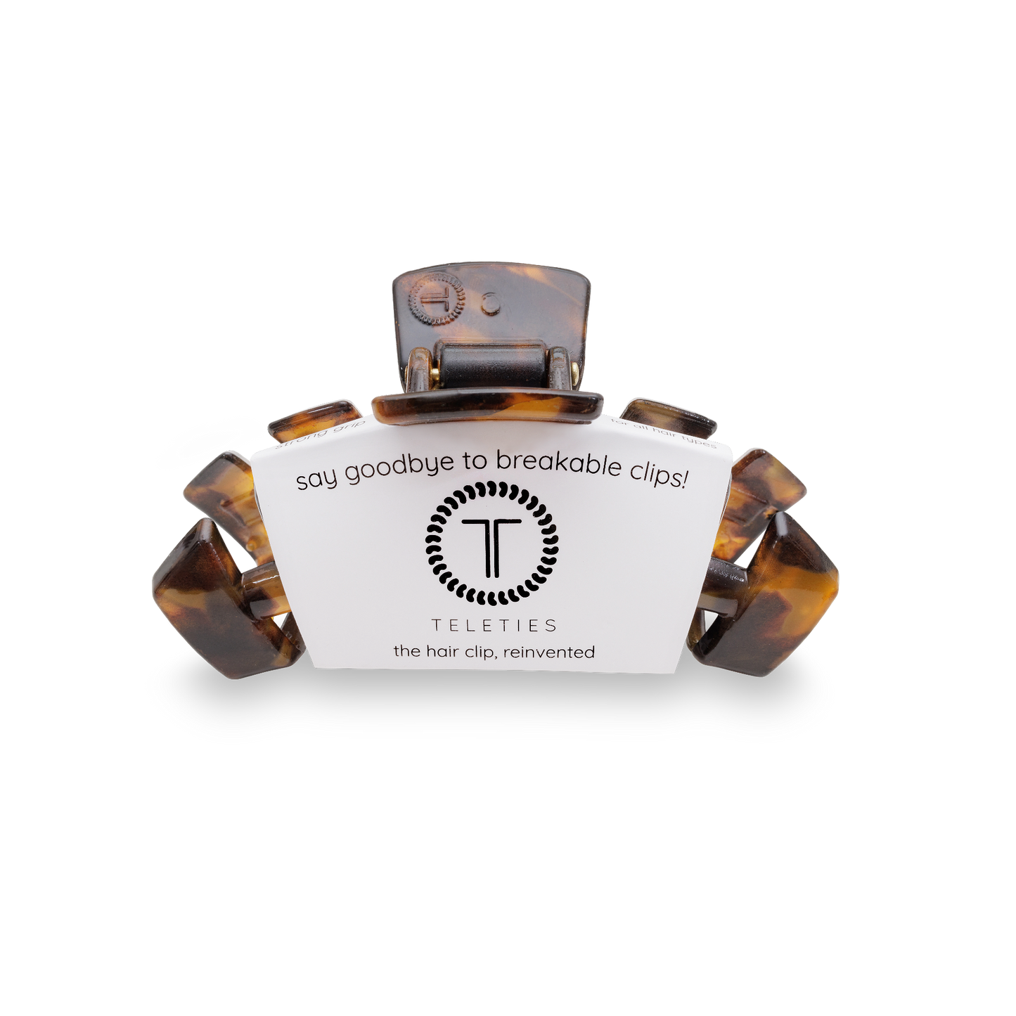 Teleties Classic Tortoise Small Hair Clip